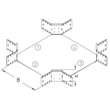 DIETZEL RK 85-10S Rinnen-Kreuzung svz. B=0,1m H=85mm