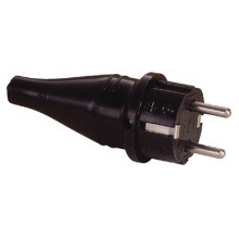 ABL-SURSUM 1429-190 Schuko-Vg-Stecker IP44 Sw