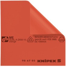 KNIPEX 98 67 05 Gummiabdecktuch 500 x 500 x 1,0 mm