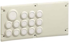 LEGRAND 036497 Kabeleinfuehrungsplatte 33F