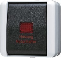 JUNG 806HW Heizung-Notschalter Univ. Aus-Wechsel