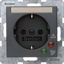 BERKER 41081606 .1/B.1/B.3 SSD mit Überspannungsschutz anth