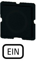 EATON 121TQ25 Tastenplatte schwarz, EIN