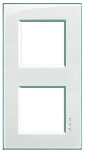 BTICINO LNA4802M2KA Light Rahmen AQUAMARIN 2x2-mod