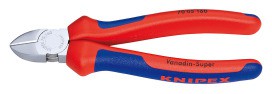 KNIPEX 70 05 160 SB Seitenschneider verchromt 160mm