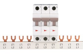 EATON Z-GV-10/3P-4TE Blockverschienung(Gabel) Z-GV1m o.Endk.10mm², 63A, 3-phasig