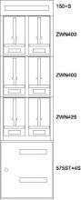 EATON BP-U-3S-STN-600/20-6Z-STW Unterputz-Zaehlerverteiler ST