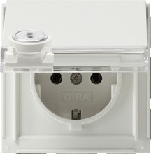 GIRA 044766 CHUKO Steckdose KD Schloss sort.TX_44 rws