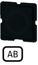 EATON 173TQ25 Tastenplatte schwarz, AB