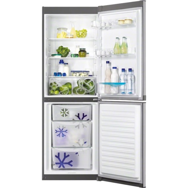 ZANUSSI Kühl-Gefrierkombi,60cm,198/111L,A+,edels