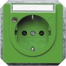 SIEMENS LP 5UB1474 Delta Profil Steckdose+Betriebsanz. grün