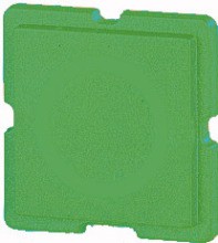 EATON 03TQ18 Tastenplatte grün, blank