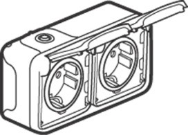 LEGRAND 069741 FRAP SSDO 2-F Ohne Verdr. Gr