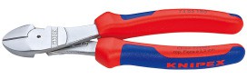 KNIPEX 74 05 180 Kraft-Seitenschneider verchromt 180mm