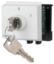 EATON Z-DSA2-01-SL Drehschalter f. Reiheneinbau 2pol.AUS 0-1