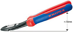 KNIPEX 74 22 250 Kraft-Seitenschneider