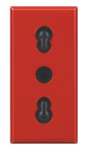 BTICINO H4180R Steckdose Ital. rot