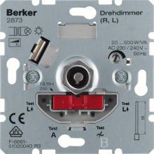 BERKER 2873 Drehdimmer für 20-500VA für R/L-Last