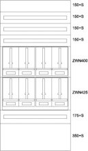EATON BPZ-MES-TN-1000/20-8Z Zaehlerverteiler-Montageeinsatz Tirol