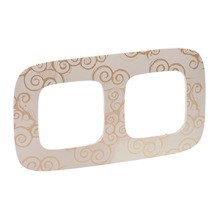 LEGRAND 754352 V.All 2Fach Rahmen Goldstyle