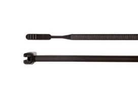 HELLERMANNTYTON Q30L-W-BK-C1 Kabelbinder 200x3,6