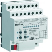 BERKER 75316203 KNX Heizungsaktor 6fach Triac 230V REG