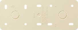 GIRA 008313 Montageplatte 3fach AP cws