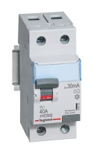 LEGRAND AC, für Wechselfehlerströme. Nach EN 61008-1, unverzögert, Bemessungsspannung 2-polig: 230 V