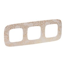 LEGRAND 754353 V.All 3Fach Rahmen Goldstyle