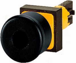 EATON Q25PV-S Stop/Halt -Taste,unbeleuchtet, schwarz
