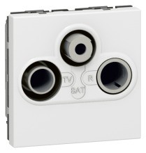 LEGRAND 078786 MSC TV/R/SAT-Dose 2mod weiss