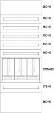 EATON BPZ-MES-TN-800/20-3Z Zaehlerverteiler-Montageeinsatz Tirol