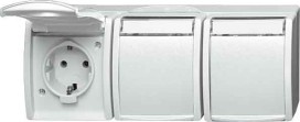 BUSCH&JAEGER 2300/3 EWN-54 AP STD +Besch.f. 3F 2300/3 EWN-54
