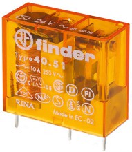 FINDER 40.51.8.230.5000 Steck-/Printrelais 1UK-10A 230VAC