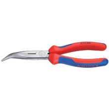 KNIPEX 26 21 200 Flachrundzange+Schneide, poliert 200mm