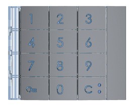 BTICINO 353003 FRONTBL ZEHNERTASTATUR AS