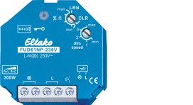 ELTAKO FUD61NP-230V Funkaktor Universal-Dimmschalter ohne N