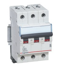LEGRAND 403551 TX3 LS C63A 3P 6KA 3M