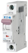 EATON PLS6-C32-DC-MW LS 32A/1-pol/C DC 6kA