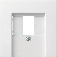 GIRA 027603 Abdeckung TAE+Stereo+USB Sys55 rws