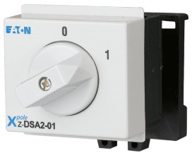 EATON Z-DSA2-01 Drehschalter f. Reiheneinbau 2pol.AUS 0-1