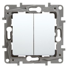 LEGRAND 664702 Doppelwechselschalter 10AX ohne Spreizkr