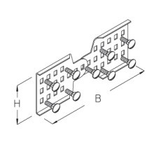 DIETZEL LGVV 100S Kabelleiter-Verbinder-Vertik.Svz.