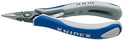 KNIPEX 34 22 130 Praezisions-Elektronikgreifzange flachru