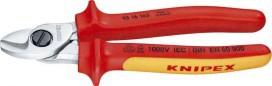 KNIPEX 95 16 165 Kabelschere verchromt 165mm