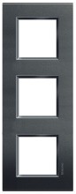 BTICINO LNA4802M3AR Light Rahmen ANTHRAZIT 3x2-mod