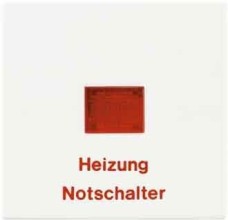 JUNG LS990H Wippe Heizung-Notschalter