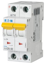 EATON PLS6-C25/2-DC-MW LS 25A/2-pol/C DC 6kA