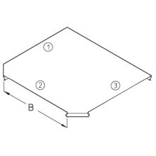 DIETZEL RAD 50S Rinnen-Abzweigd.Svz.B=0,5m