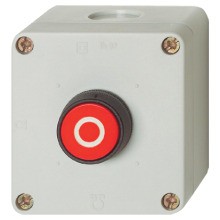 BENEDIKT&JAEGER BG10 RT Aus-Taster rot-0, gekapselt 0